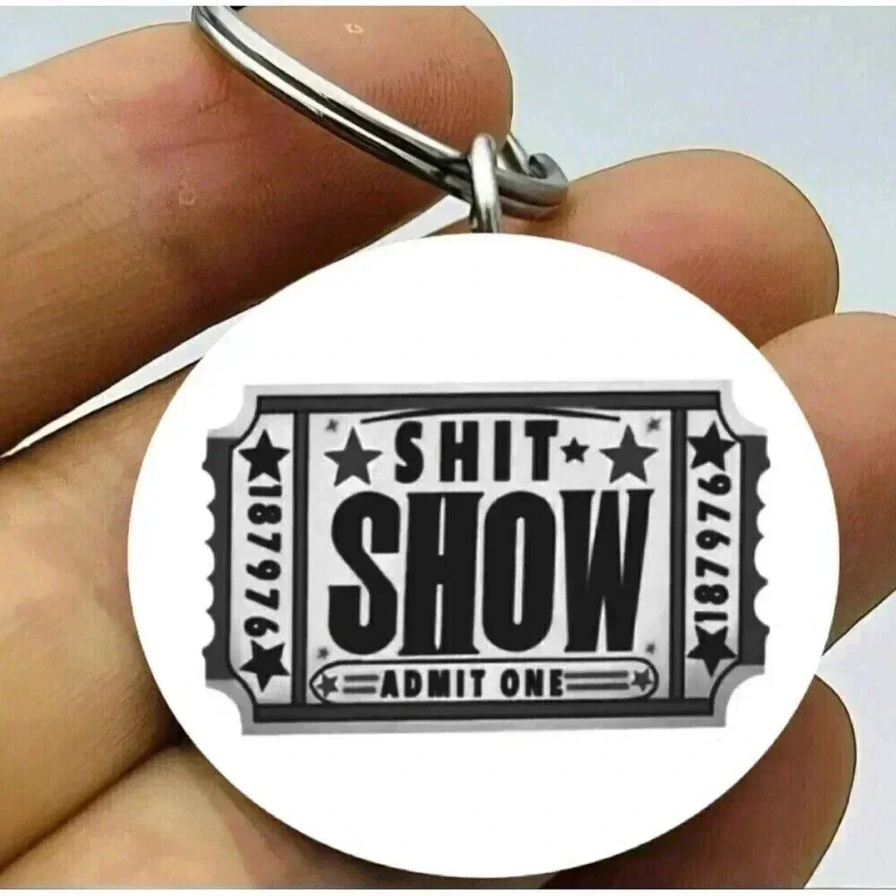Shi Show Admit One Hot Ticket Keychain
